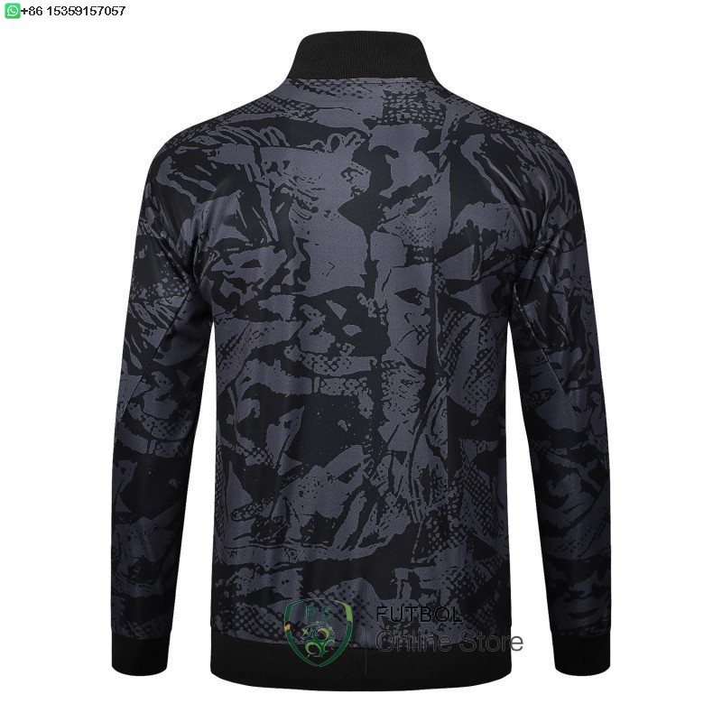 Ropa Deportiva Con Cremallera Larga Corinthians Paulista 25/2026 Gris Negro