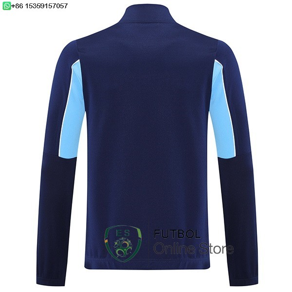 Ropa Deportiva Con Cremallera Larga Manchester City 25/2026 Azul