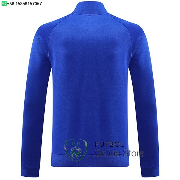 Ropa Deportiva Con Cremallera Larga Manchester United 24/2025 Azul