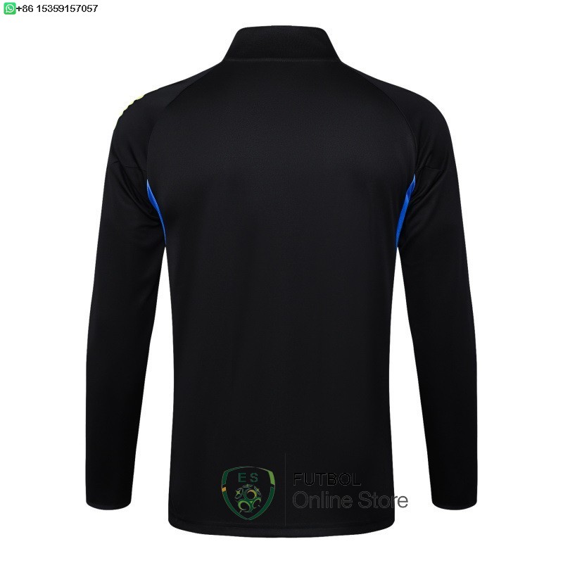 Ropa Deportiva Con Cremallera Larga Manchester United 25/2026 Negro