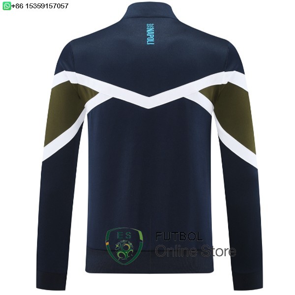 Ropa Deportiva Con Cremallera Larga Napoli 24/2025 Azul Marino Verde