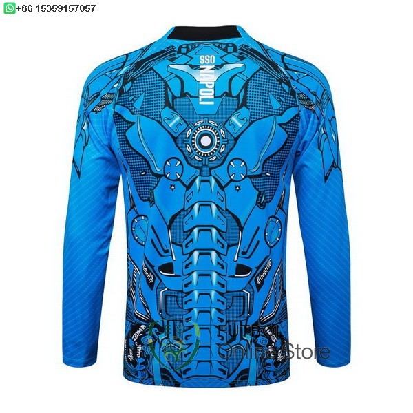 Ropa Deportiva Con Cremallera Larga Napoli 25/2026 Azul Negro