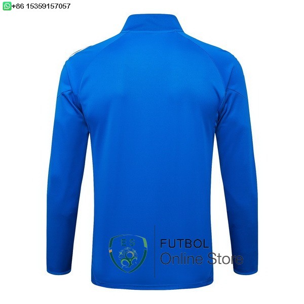 Ropa Deportiva Con Cremallera Larga Real Madrid 25/2026 Azul Blanco
