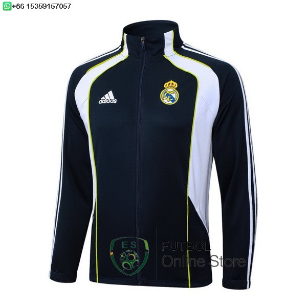 Ropa Deportiva Con Cremallera Larga Real Madrid 25/2026 Azul Marino I Blanco Ropa Deportiva Con Cremallera Larga Real Madrid 25/2026 Azul Marino I Blanco