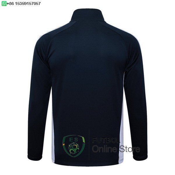 Ropa Deportiva Con Cremallera Larga Real Madrid 25/2026 Azul Marino I Blanco