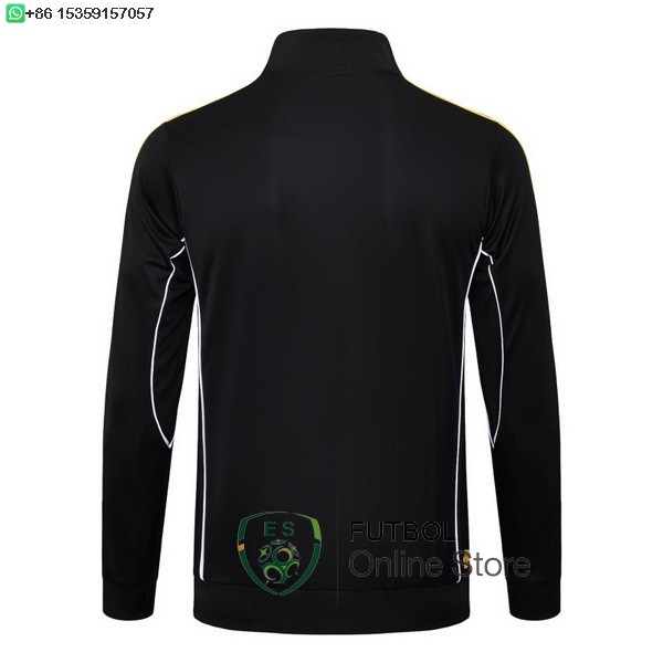 Ropa Deportiva Con Cremallera Larga Real Madrid 25/2026 Negro Amarillo