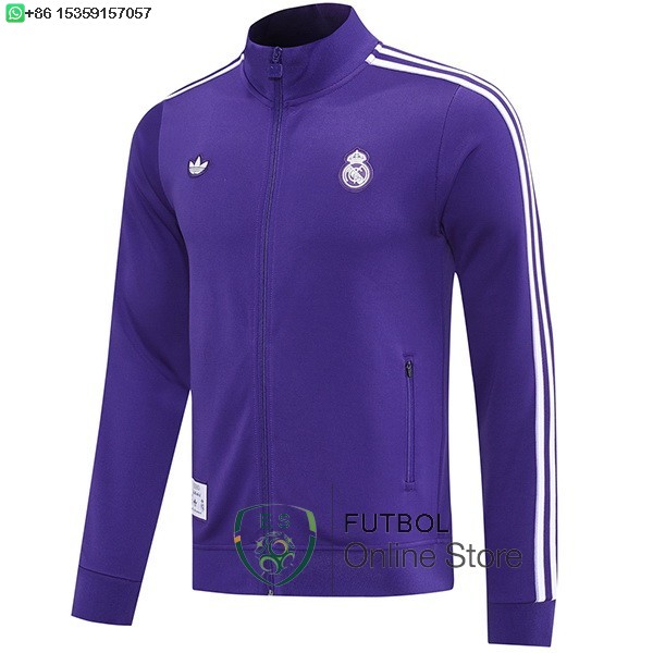 Ropa Deportiva Con Cremallera Larga Real Madrid 25/2026 Purpura Ropa Deportiva Con Cremallera Larga Real Madrid 25/2026 Purpura