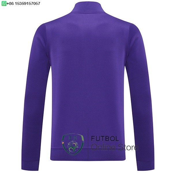 Ropa Deportiva Con Cremallera Larga Real Madrid 25/2026 Purpura