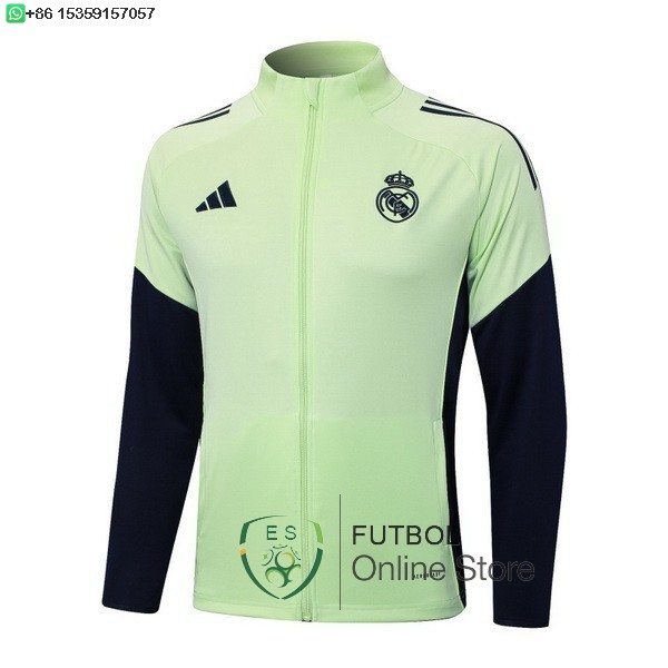 Ropa Deportiva Con Cremallera Larga Real Madrid 25/2026 Verde Claro Ropa Deportiva Con Cremallera Larga Real Madrid 25/2026 Verde Claro
