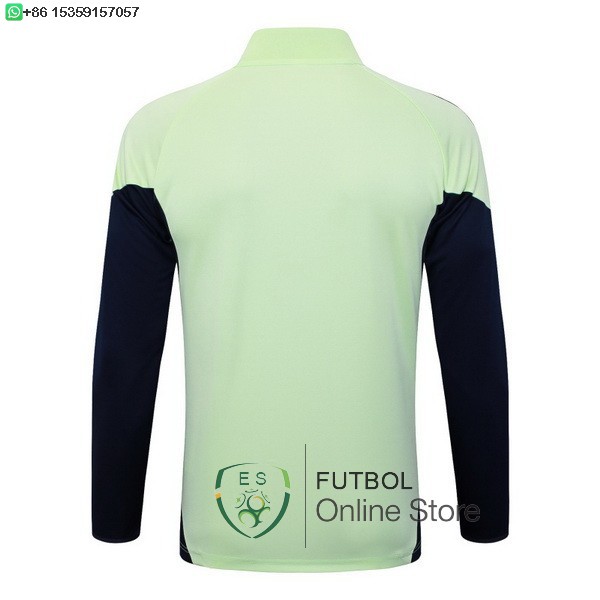 Ropa Deportiva Con Cremallera Larga Real Madrid 25/2026 Verde Claro