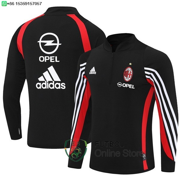 Sudadera Entrenamiento AC Milan 2003 2004 Negro