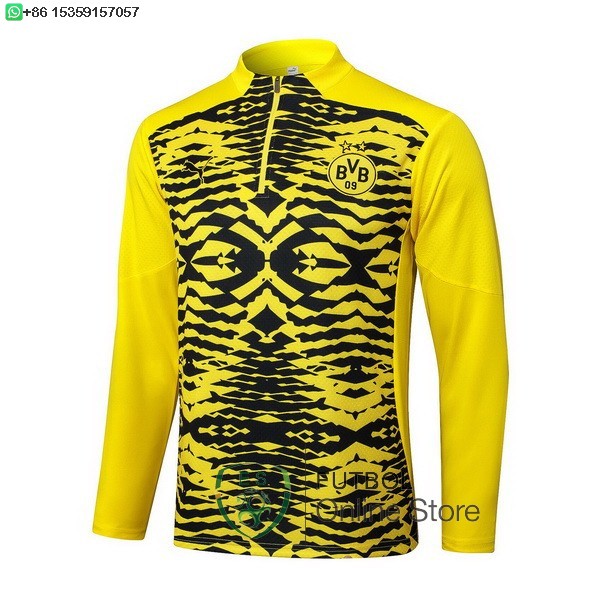 Sudadera Entrenamiento Borussia Dortmund 24/2025 Amarillo Negro