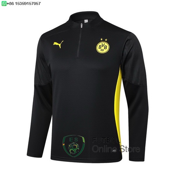 Sudadera Entrenamiento Borussia Dortmund 24/2025 Negro Amarillo