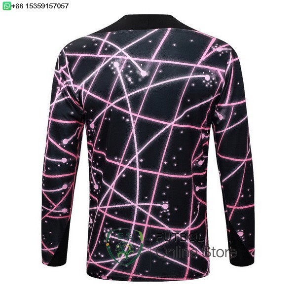Sudadera Entrenamiento Paris Saint Germain 25/2026 Negro Rosa
