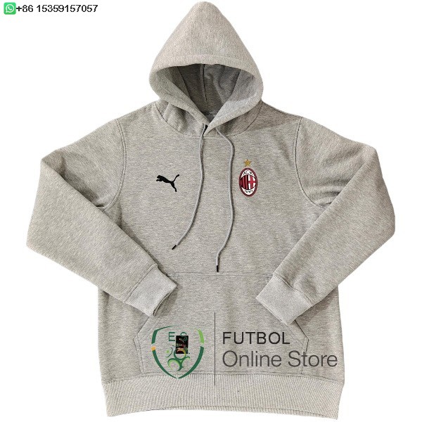 Sudaderas Con Capucha AC Milan 25/2026 Gris