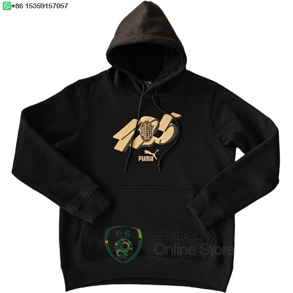 Sudaderas Con Capucha AC Milan 25/2026 Negro Amarillo