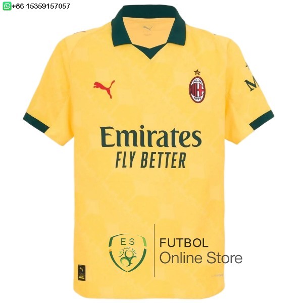 Tailandia Camiseta AC Milan 25/2026 Tercera
