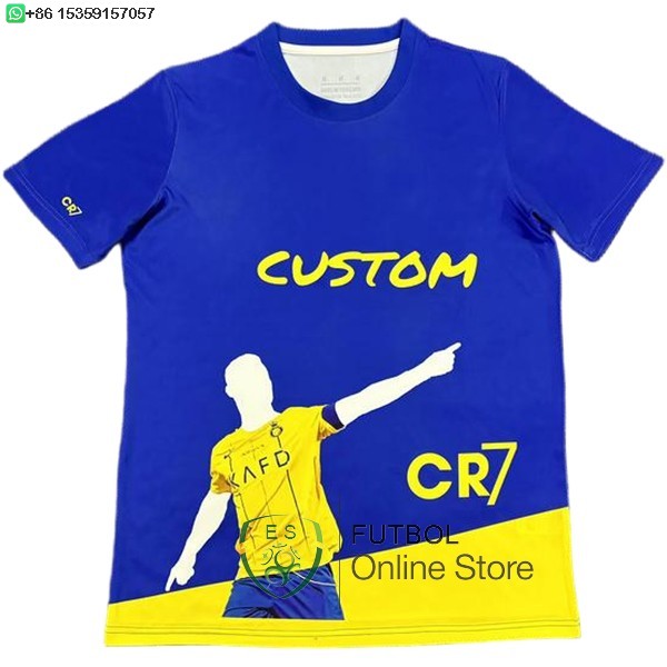 Tailandia Camiseta Al Nassr 25/2026 Especial Azul Amarillo