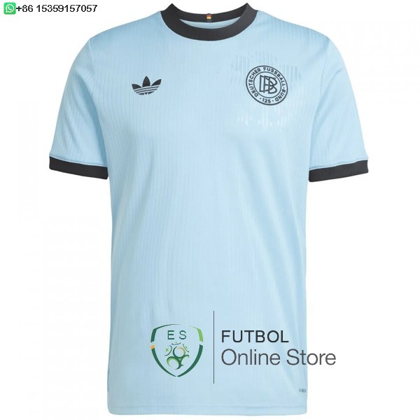 Tailandia Camiseta Alemania 2025 Especial Azul Negro