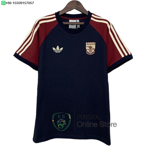 Tailandia Camiseta Arsenal 25/2026 Especial Azul Marino Rojo