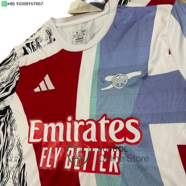 Tailandia Camiseta Arsenal 25/2026 Especial Rojo Azul
