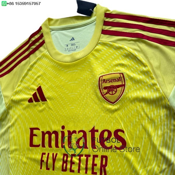 Tailandia Camiseta Arsenal 25/2026 Portero Amarillo