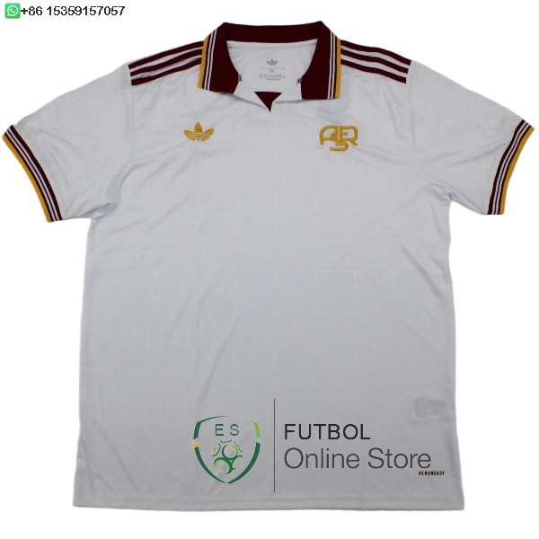 Tailandia Camiseta As Roma 25/2026 Especial Blanco Rojo