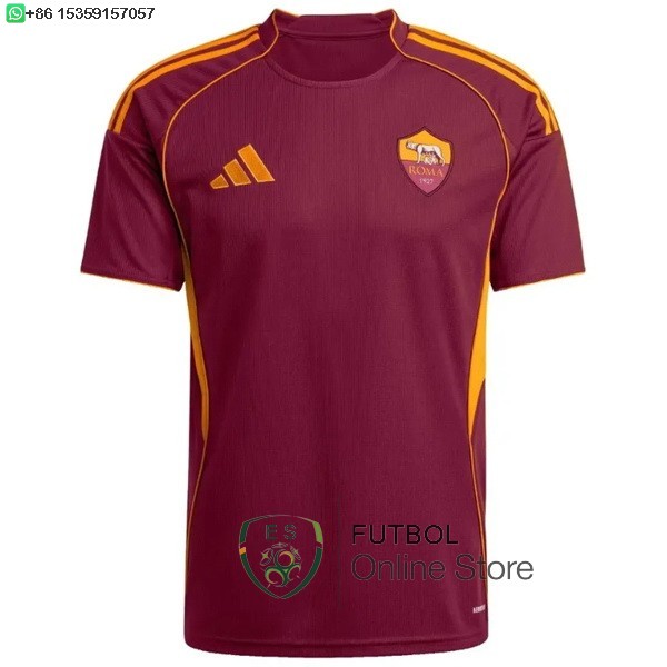 Tailandia Camiseta As Roma 25/2026 Primera