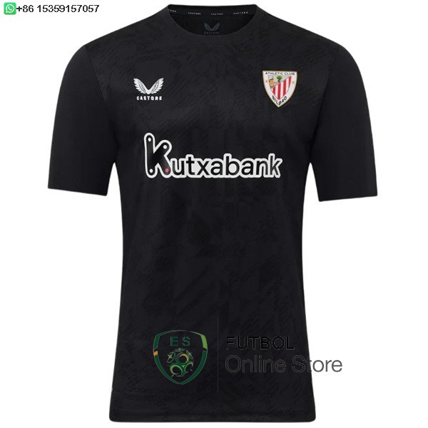 Tailandia Camiseta Athletic Bilbao 25/2026 Portero Negro