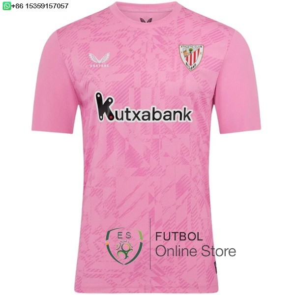 Tailandia Camiseta Athletic Bilbao 25/2026 Portero Rosa