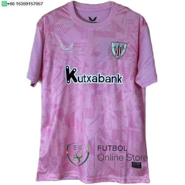 Tailandia Camiseta Athletic Bilbao 25/2026 Portero Rosa