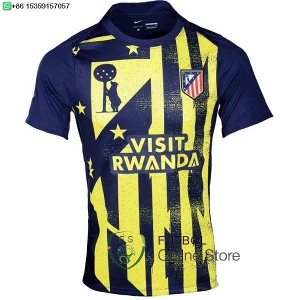 Tailandia Camiseta Atletico Madrid 25/2026 Especial Azul Amarillo