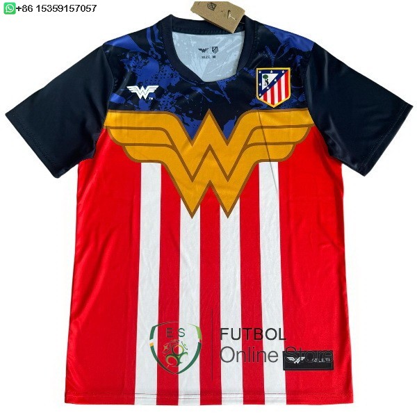 Tailandia Camiseta Atletico Madrid 25/2026 Especial Azul Rojo Tailandia Camiseta Atletico Madrid 25/2026 Especial Azul Rojo
