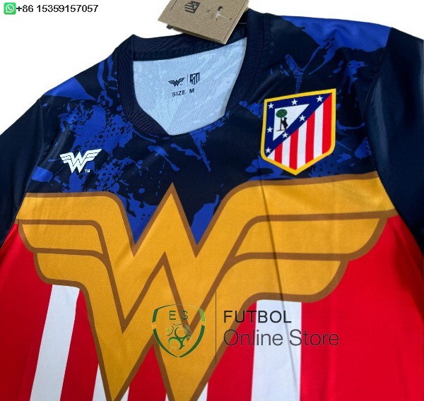 Tailandia Camiseta Atletico Madrid 25/2026 Especial Azul Rojo