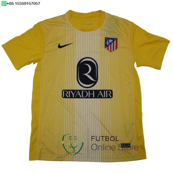 Tailandia Camiseta Atletico Madrid 25/2026 Portero Amarillo