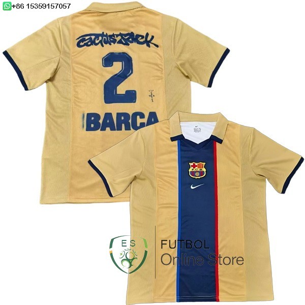 Tailandia Camiseta Barcelona 25/2026 Especial Amarillo Azul Marino