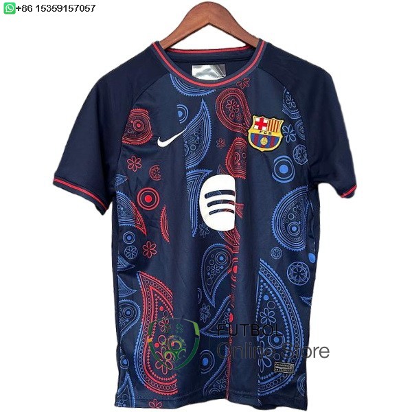 Tailandia Camiseta Barcelona 25/2026 Especial Azul Marino Rojo