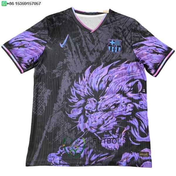Tailandia Camiseta Barcelona 25/2026 Especial Negro Purpura