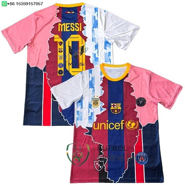 Tailandia Camiseta Barcelona 25/2026 Especial Rojo I Azul Rosa