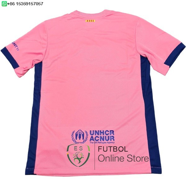 Tailandia Camiseta Barcelona 25/2026 Especial Rosa Azul