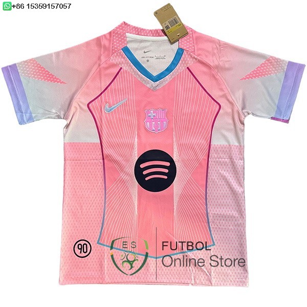 Tailandia Camiseta Barcelona 25/2026 Especial Rosa Purpura