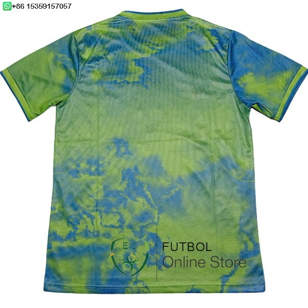 Tailandia Camiseta Barcelona 25/2026 Especial Verde Azul