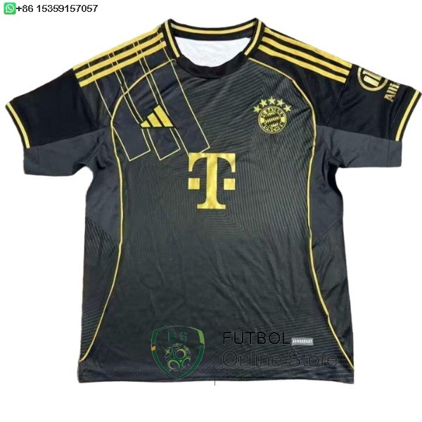 Tailandia Camiseta Bayern Munich 25/2026 Especial Negro Amarillo