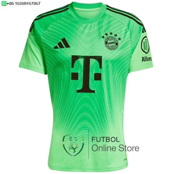 Tailandia Camiseta Bayern Munich 25/2026 Portero Verde