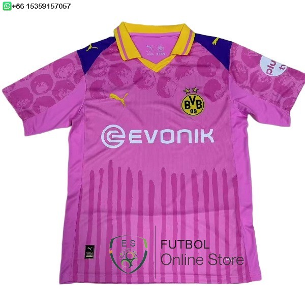 Tailandia Camiseta Borussia Dortmund 25/2026 Portero Rosa
