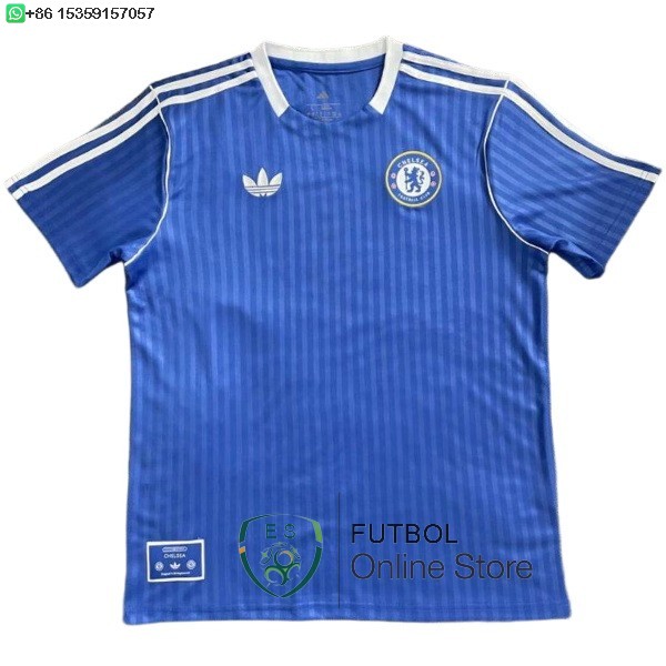 Tailandia Camiseta Chelsea 25/2026 Especial Azul Blanco