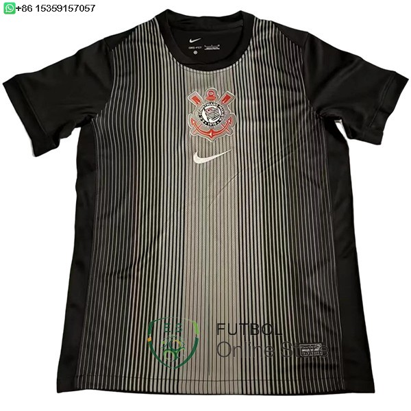 Tailandia Camiseta Corinthians Paulista 25/2026 Portero Gris Negro