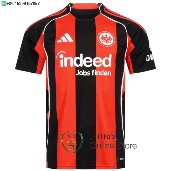 Tailandia Camiseta Eintracht Frankfurt 25/2026 Primera Tailandia Camiseta Eintracht Frankfurt 25/2026 Primera