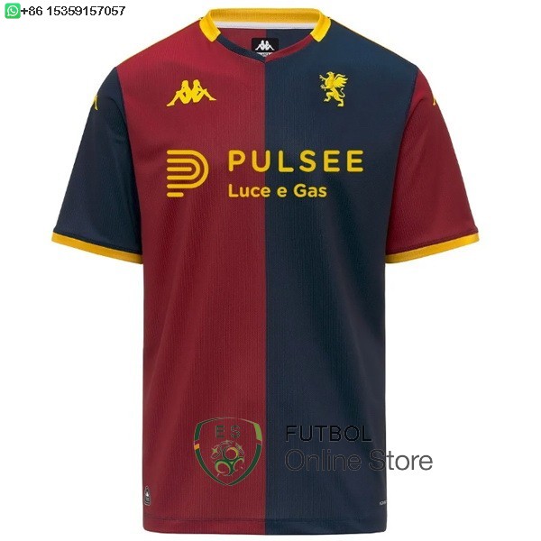 Tailandia Camiseta Genoa 25/2026 Primera
