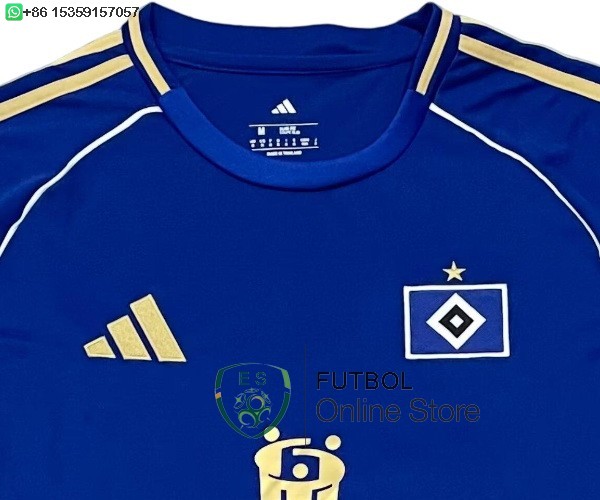 Tailandia Camiseta Hamburgo S.V. 25/2026 Especial Azul